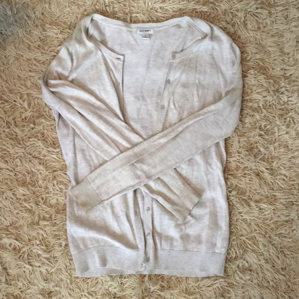 Gray cardigan